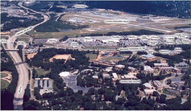 3131-3507 Manchester Expy, Columbus, GA for lease - Aerial - Image 2 of 10