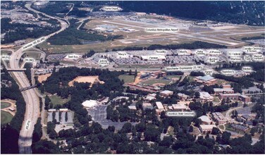 3131 Manchester Expy, Columbus, GA - AERIAL  map view