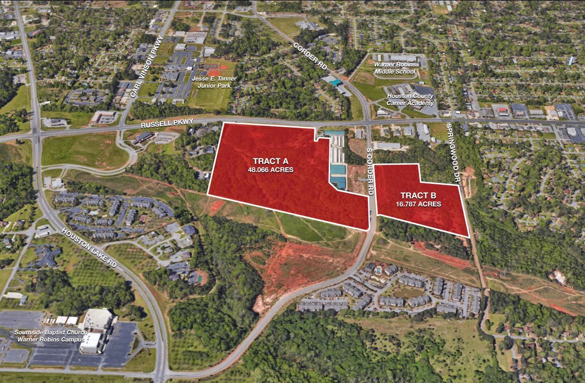 1858 Russell Pky, Warner Robins, GA for sale Aerial- Image 1 of 1