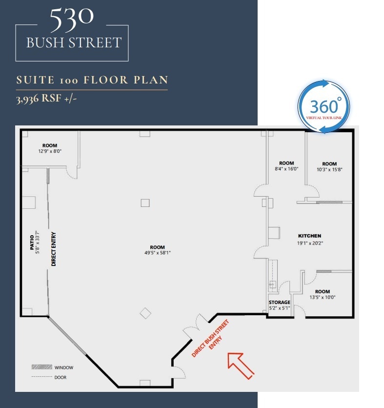 530 Bush St, San Francisco, CA for lease Floor Plan- Image 1 of 1