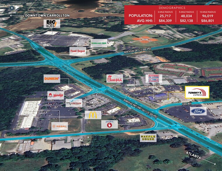 10 Ford Way, Carrollton, GA 30116 7.00 CAP Qualifies for Bonus