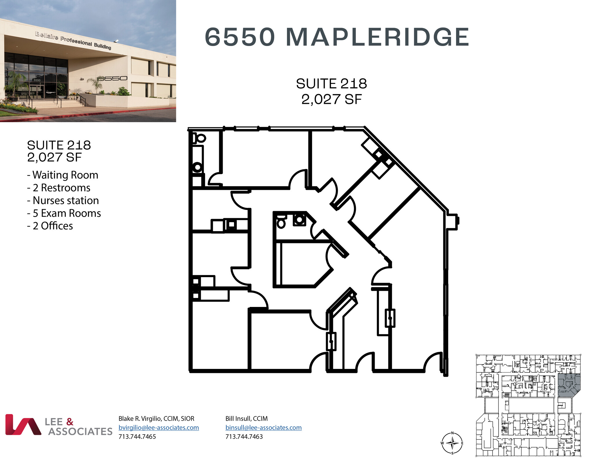 6550 Mapleridge St, Houston, TX for lease Floor Plan- Image 1 of 1