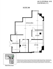 411 N Central Ave, Glendale, CA for lease Floor Plan- Image 1 of 1