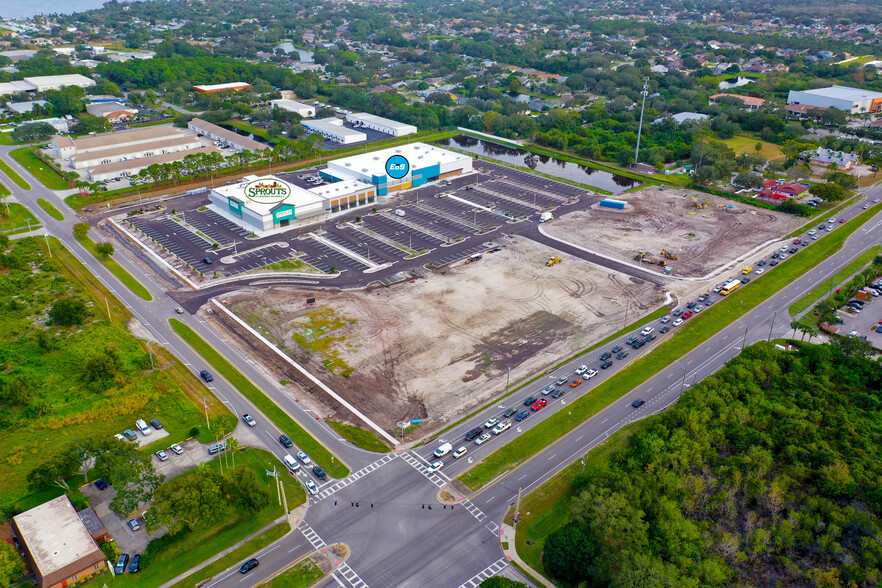 N Wickham Rd/ Business Center Blvd (SE Corner), Melbourne, FL for lease - Aerial - Image 1 of 5