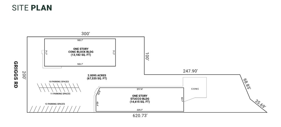 5229 Griggs Rd, Houston, TX for sale - Site Plan - Image 2 of 3