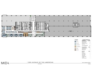 1290 Avenue of the Americas, New York, NY for lease Floor Plan- Image 2 of 2