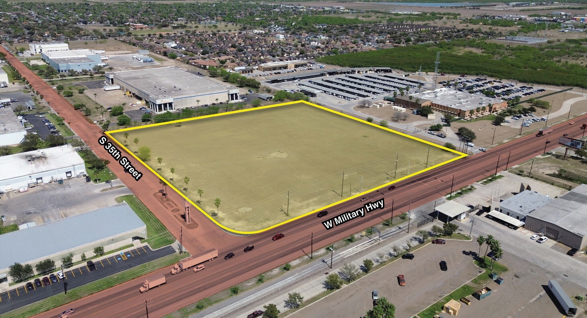 0 W Military Hwy, McAllen, TX for sale Aerial- Image 1 of 1