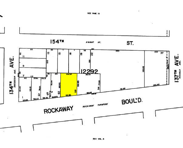 153-39 Rockaway Blvd, Jamaica, NY for lease - Plat Map - Image 2 of 8