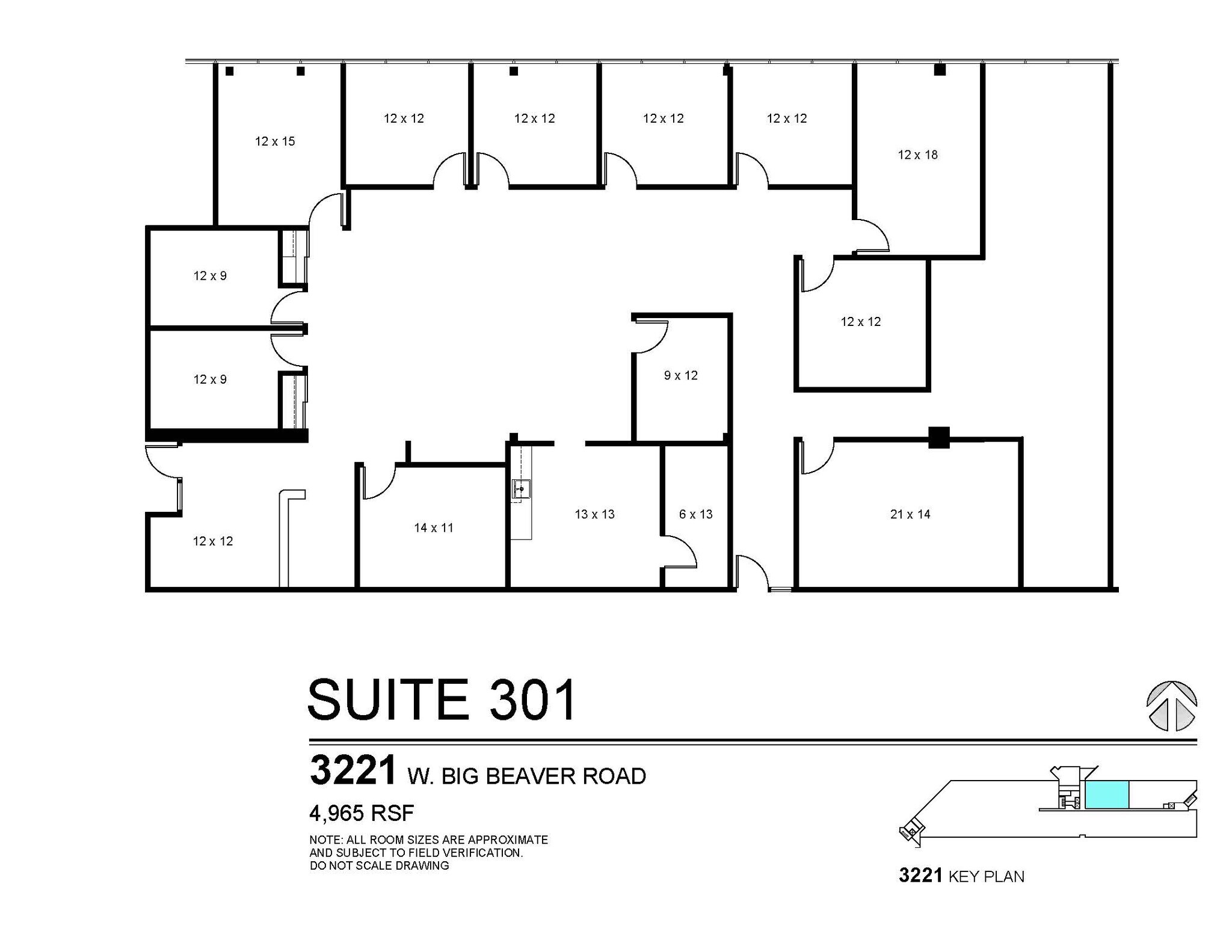 3155 W Big Beaver Rd, Troy, MI for lease Floor Plan- Image 1 of 1