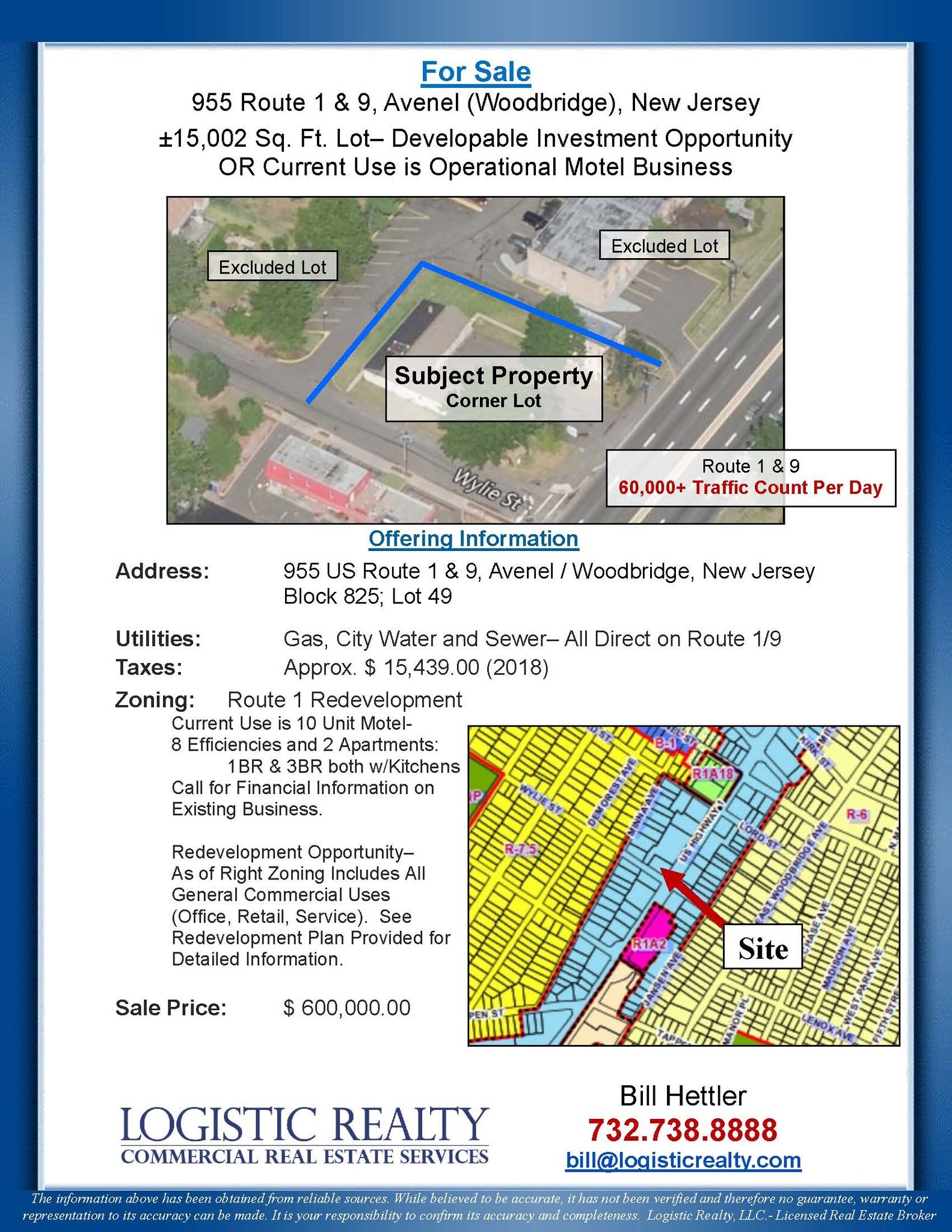 955 Route 1 S, Avenel, NJ for sale Building Photo- Image 1 of 1