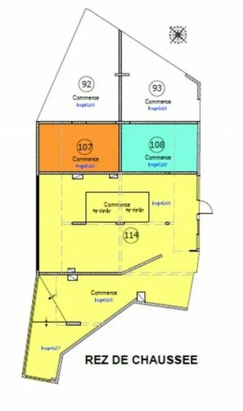 Retail in Marseille for lease - Floor Plan - Image 3 of 4