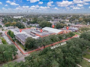 3736 Gentilly Blvd, New Orleans, LA - AERIAL map view