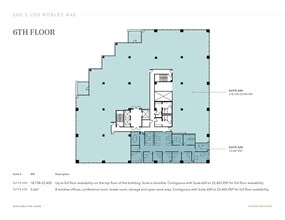 200 S Los Robles Ave, Pasadena, CA for lease Floor Plan- Image 1 of 1
