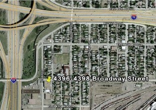 4396-4398 Broadway St, Denver, CO - AERIAL  map view