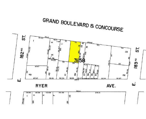 2250 Grand Concourse, Bronx, NY for lease - Plat Map - Image 3 of 3