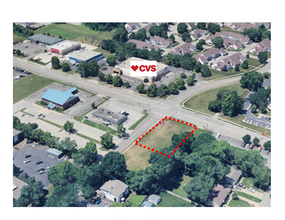 NEC 65th & Niem 65th St, Shawnee, KS - aerial  map view