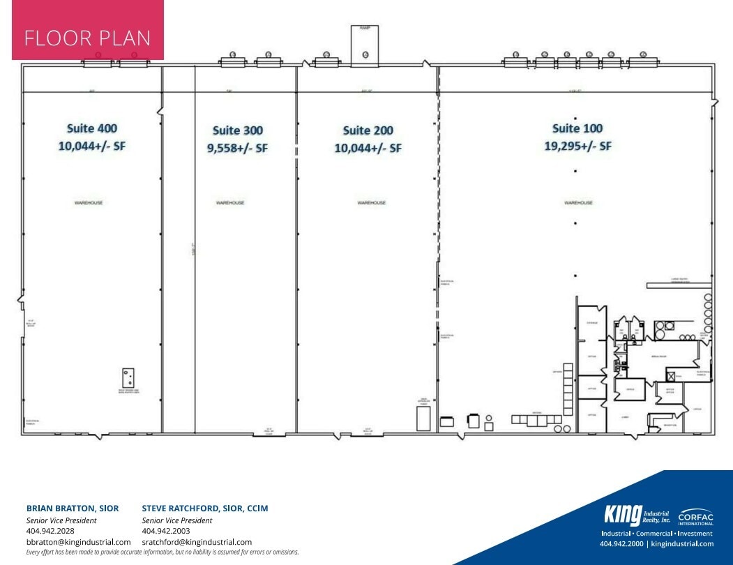 4732 Stone Dr, Tucker, GA for lease Floor Plan- Image 1 of 1