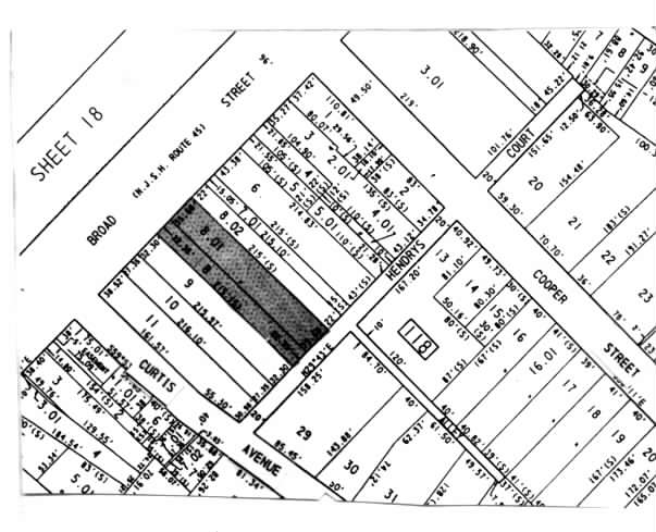 26-32 S Broad St, Woodbury, NJ for lease - Plat Map - Image 2 of 9