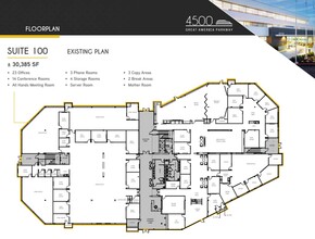 4500 Great America Pky, Santa Clara, CA for lease Floor Plan- Image 1 of 2