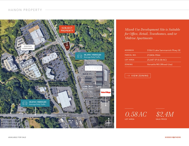 5106 E Lake Sammamish Pky SE, Issaquah, WA for sale - Aerial - Image 2 of 2