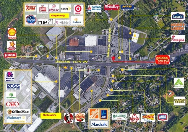 Pizza Inn 5420 Clinton Hwy Knoxville Tn 37912 6612 Clinton Hwy, Knoxville, TN 37912 | LoopNet