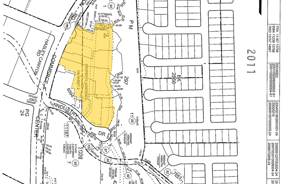 Hasley Canyon, Santa Clarita, CA for lease - Plat Map - Image 2 of 5