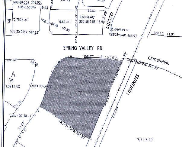 111 W Spring Valley Rd, Richardson, TX for sale Plat Map- Image 1 of 1