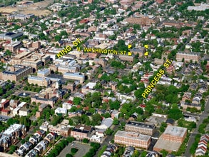 223-225 N Washington St, Alexandria, VA - AERIAL map view