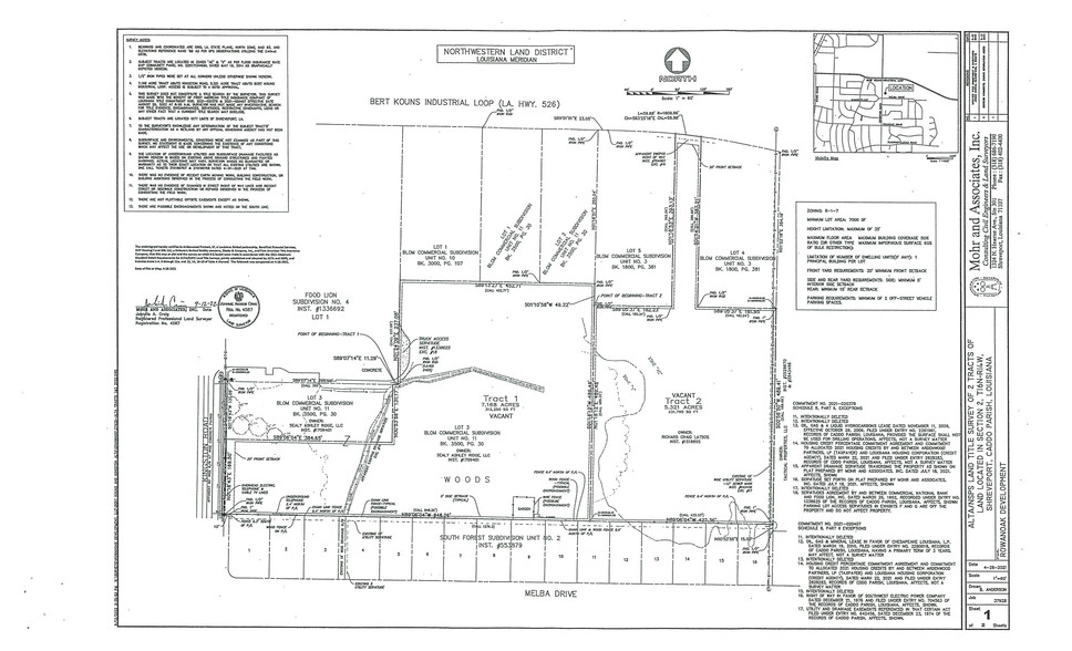 751 Bert Kouns Industrial Loop, Shreveport, LA for sale - Plat Map - Image 2 of 4