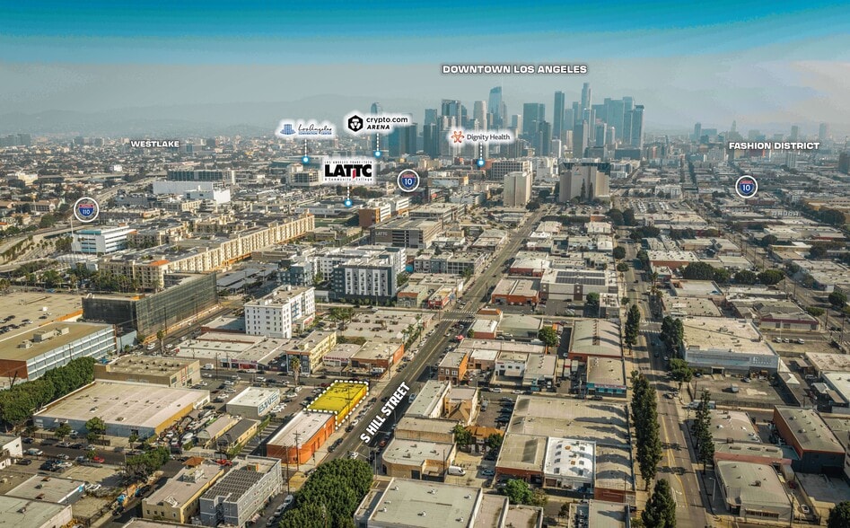 2701-2711 S Hill St, Los Angeles, CA for sale - Aerial - Image 3 of 17