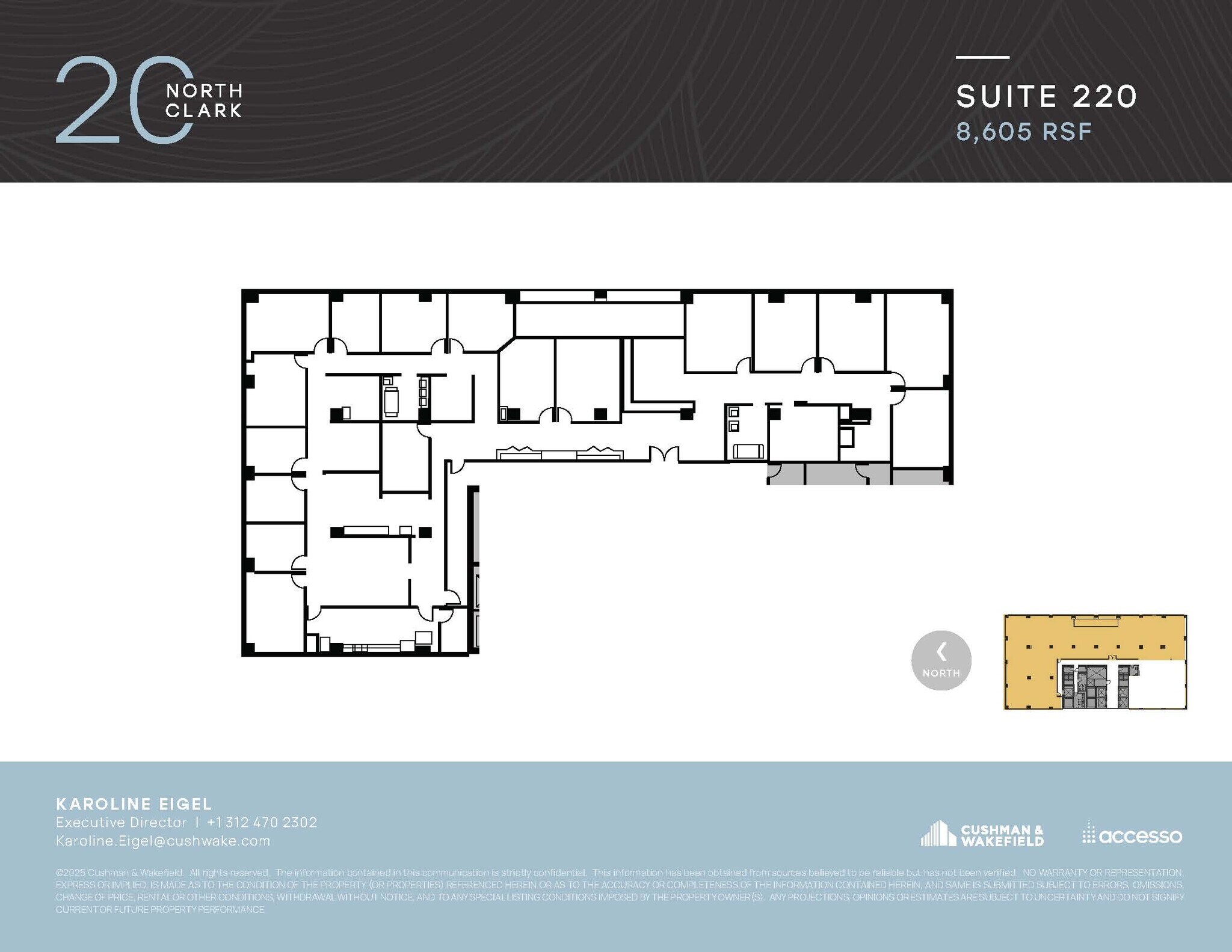 20 N Clark St, Chicago, IL for lease Floor Plan- Image 1 of 1