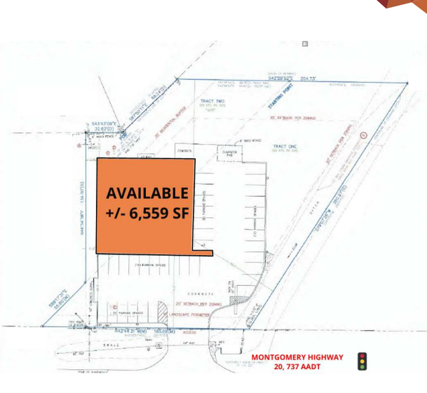 2718 Montgomery Hwy, Dothan, AL for lease - Site Plan - Image 3 of 3