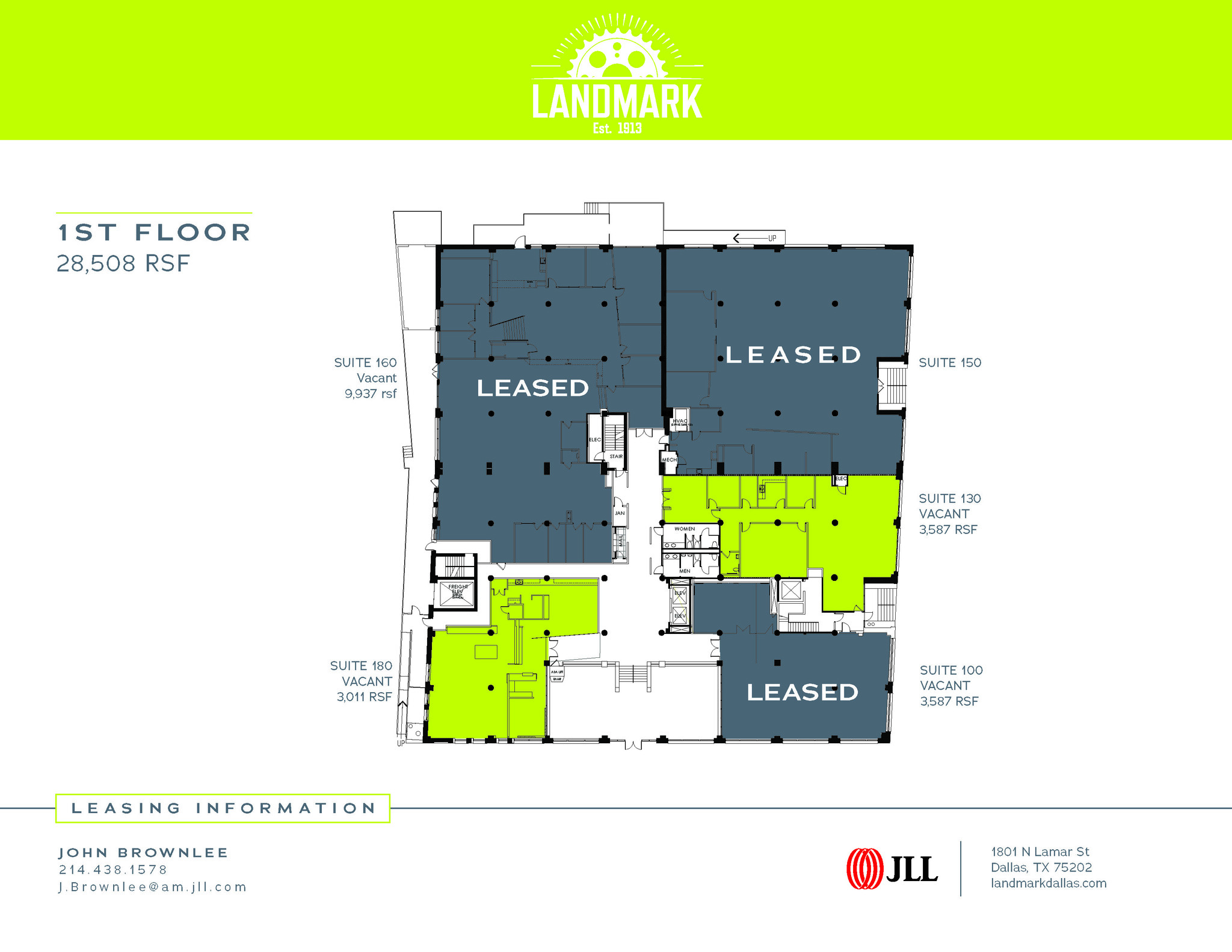 1801 N Lamar St, Dallas, TX for lease Floor Plan- Image 1 of 2