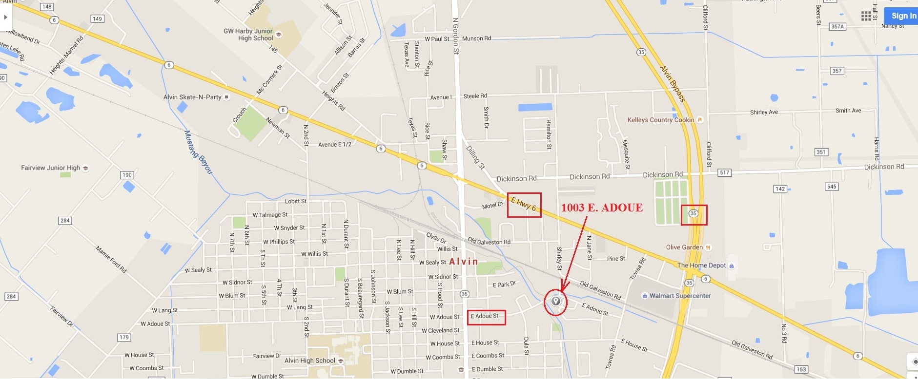 1003 Adoue, Alvin, TX for sale Primary Photo- Image 1 of 1