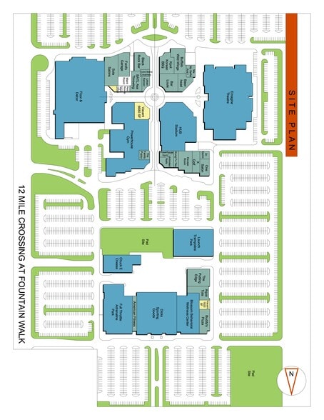 44225 W 12 Mile Rd, Novi, MI for sale - Site Plan - Image 3 of 3