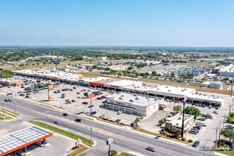 1341-1489 E Court St, Seguin, TX - aerial  map view