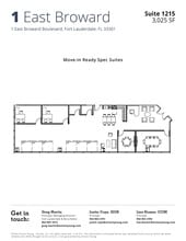 1 E Broward Blvd, Fort Lauderdale, FL for lease Floor Plan- Image 1 of 1