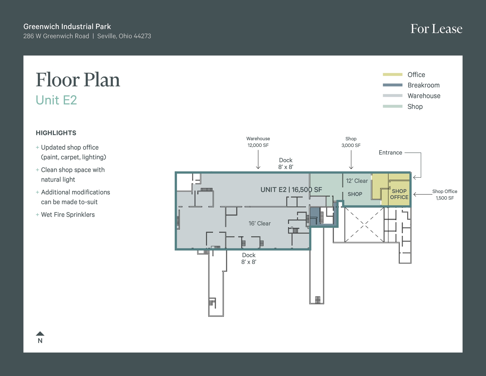 286 W Greenwich Rd, Seville, OH for lease Floor Plan- Image 1 of 1