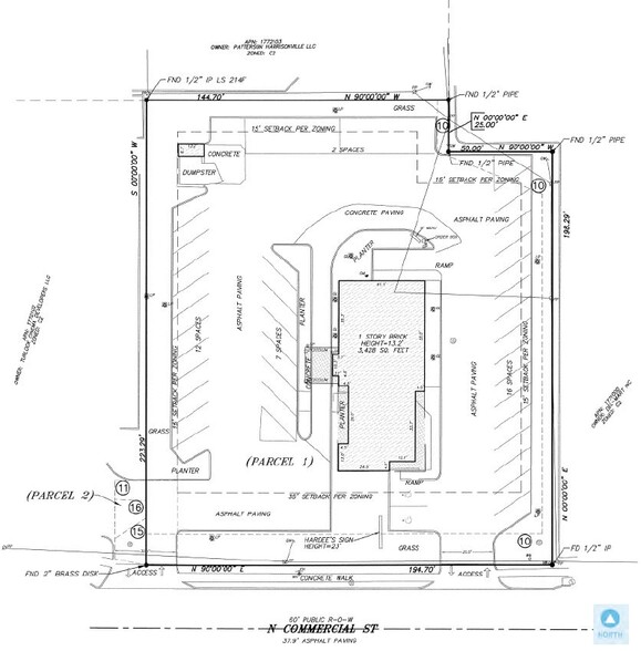 2002 N Commercial St, Harrisonville, MO for sale - Floor Plan - Image 2 of 3