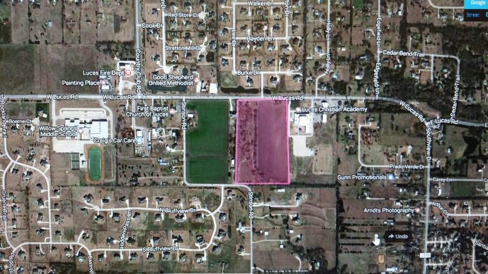 TBD West Lucas Road, Lucas, TX for sale - Primary Photo - Image 1 of 1