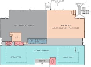 330 Potrero Ave, Sunnyvale, CA for lease Floor Plan- Image 1 of 9