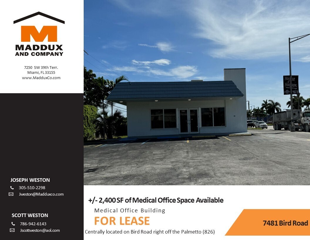 7481 Bird Rd, Miami, FL for sale Building Photo- Image 1 of 1