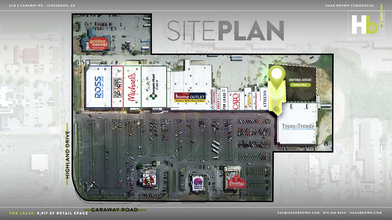 2010 S Caraway Rd, Jonesboro, AR for lease Site Plan- Image 2 of 3