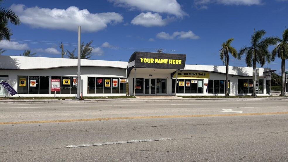 250-266 N Federal Hwy, Hallandale Beach, FL for lease - Building Photo - Image 1 of 7