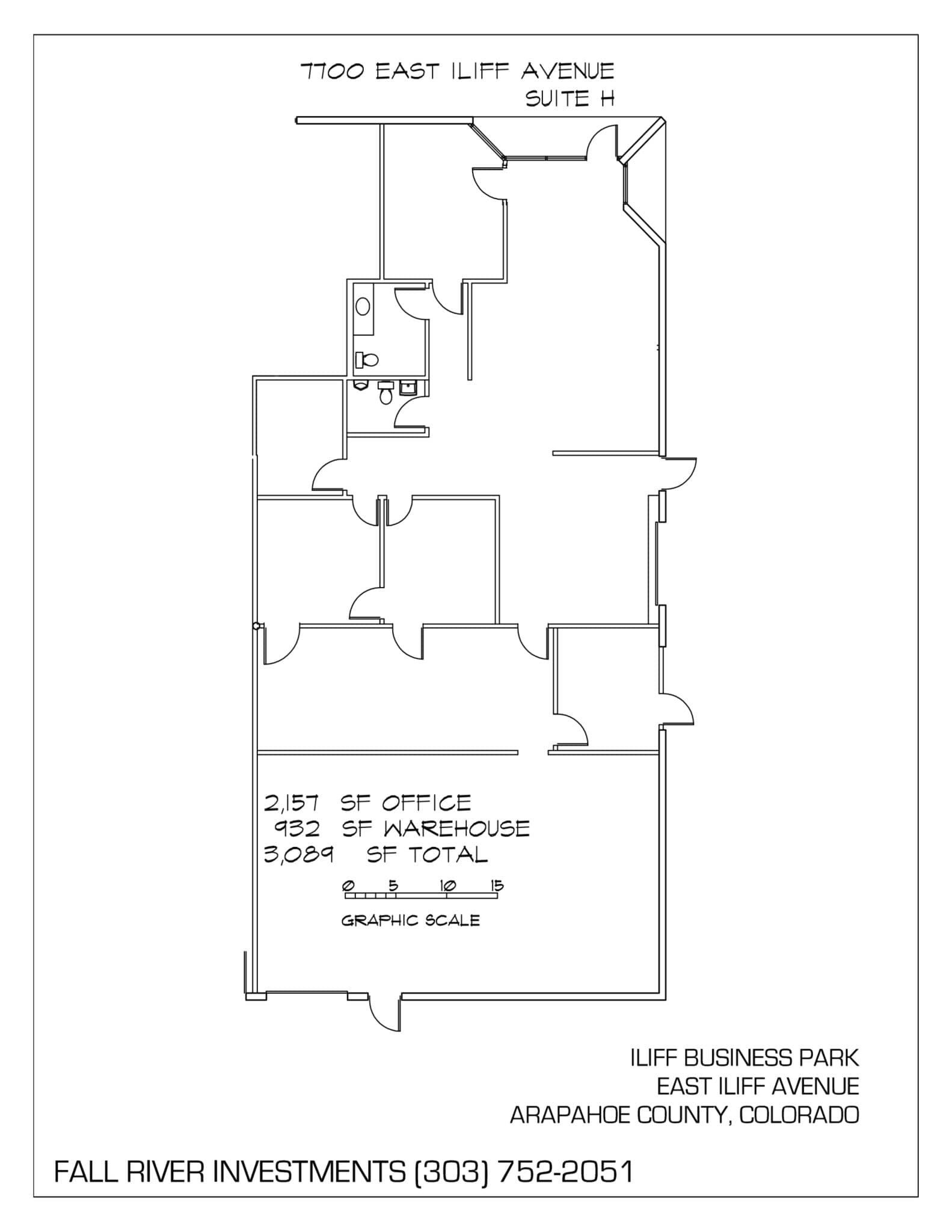 7700 E Iliff Ave, Denver, CO for lease Site Plan- Image 1 of 1