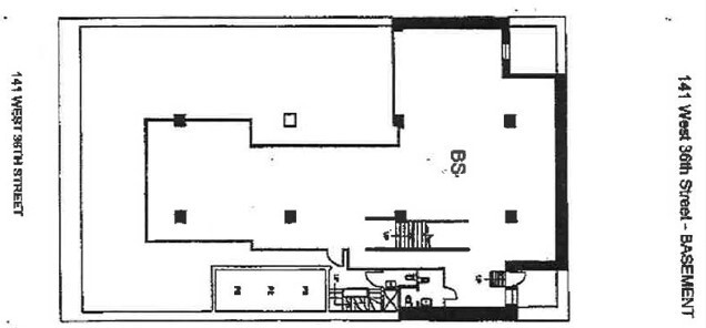 141 W 36th St, New York, NY for lease Floor Plan- Image 1 of 1