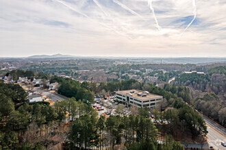 100 Stoneforest Dr, Woodstock, GA - AERIAL map view