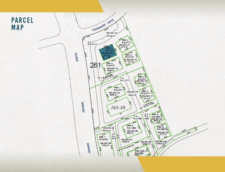 APN: 163-261-10 Double Diamond Pkwy, Reno, NV for sale - Site Plan - Image 2 of 3