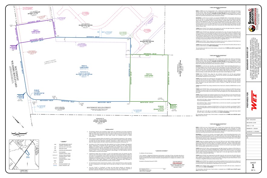 1637 SW Wilshire Blvd, Burleson, TX for sale - Site Plan - Image 3 of 3