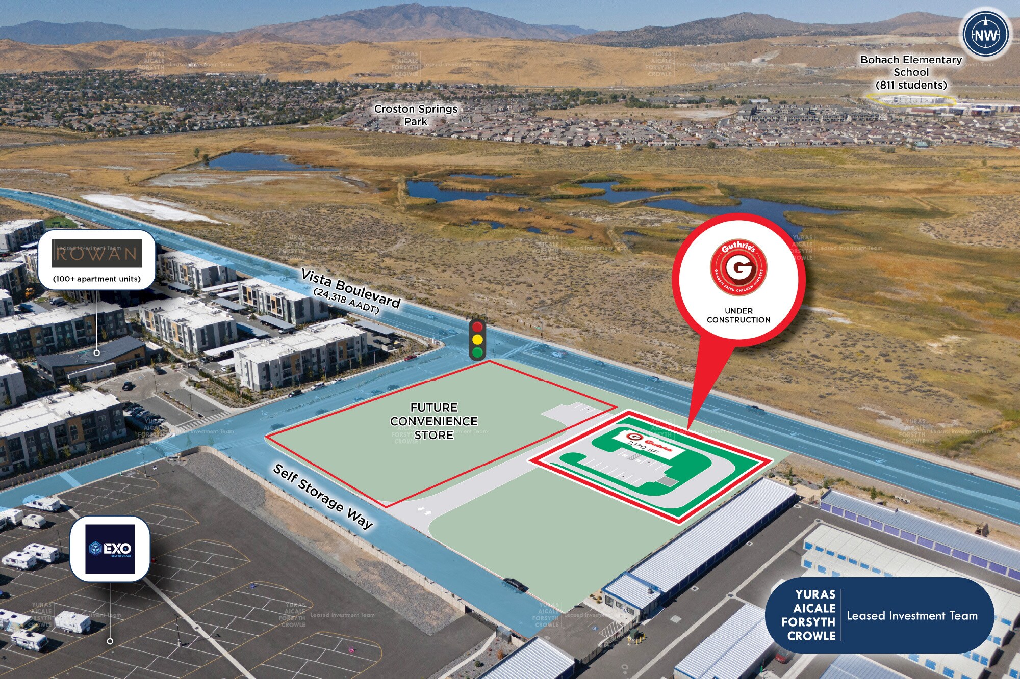 6119 Self Storage Way, Sparks, NV for sale Aerial- Image 1 of 1